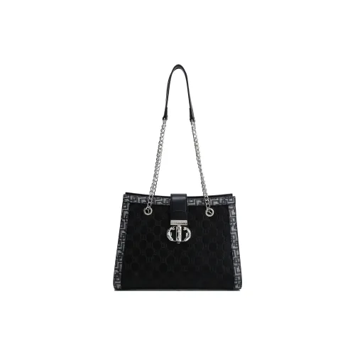 Carit Koty ПУ (полиуретан) Сумка через плечо Женская Черная