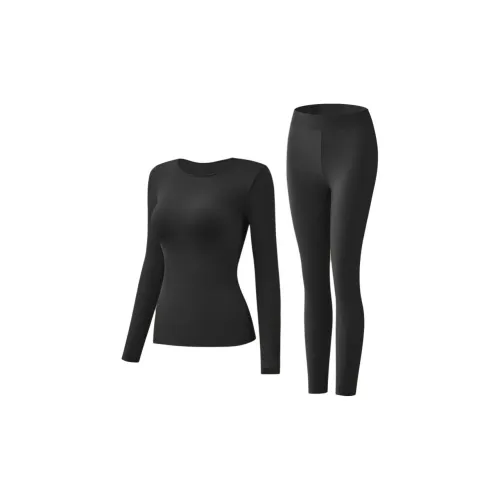 WANANNI Классический черный Женские термобелье