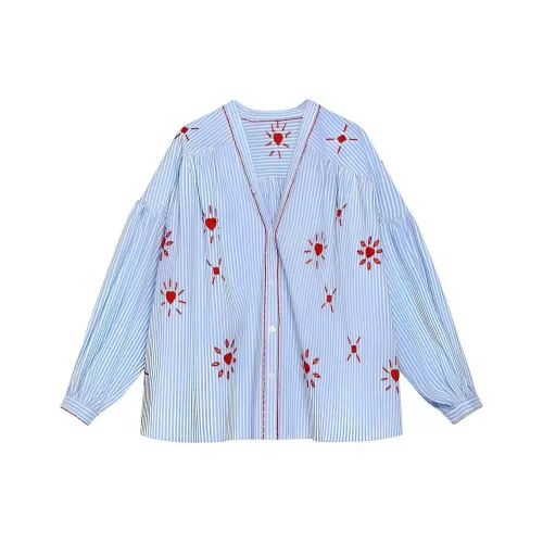 FORNI Синие Женские Рубашки