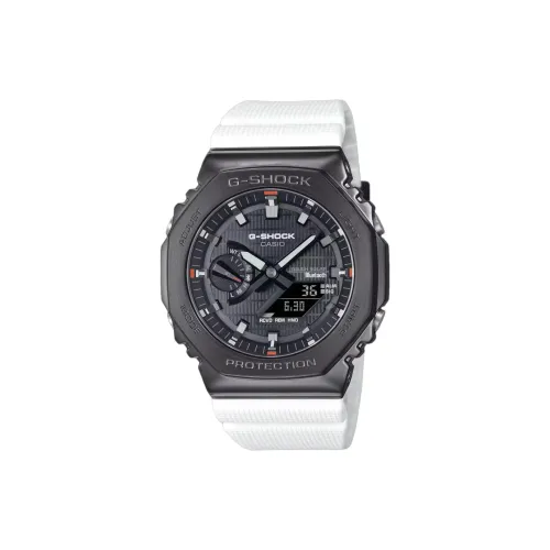 CASIO 2100 Series Солнечный Кварцевый Механизм Резиновый Ремешок Часы Мужские Черный Циферблат