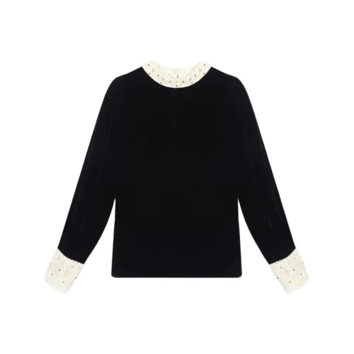 GZQJ Черные Женские Рубашки