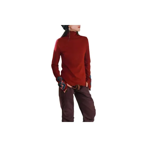 ZIMO Cotton Linen Blend Regular T-Shirt Women's