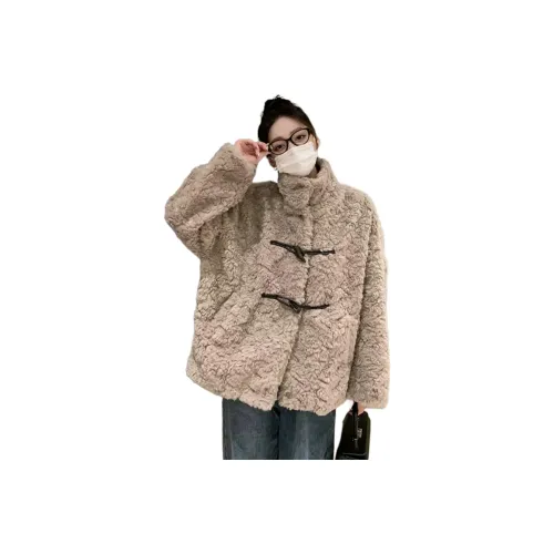 MUCCHIC Бархат Feel Пальто Женское