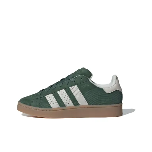 Adidas Originals CAMPUS 00s Устойчивые к истиранию низкие скейтбордические кроссовки Унисекс Зеленый Белый