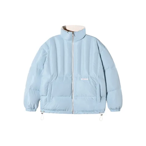 DITB Кремовый Светло-Синий Унисекс Пуховики
