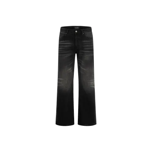 FDYZ Черные Унисекс Джинсы