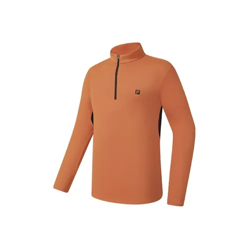 FILA Фитнес T-рубашка мужская ананас коричневый