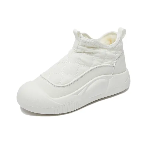 Lin's Travels Повседневная обувь Термостойкая Устойчивая к истиранию Высокий топ Утепленная обувь Женская