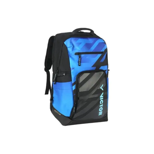 Victor Backpacks Black Bright Blue Unisex Victor Рюкзаки Черный и Ярко-Синий Унисекс