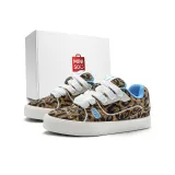 Леопард с принтом, коричневый, синий