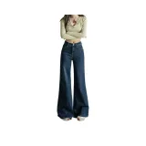 Темно-синий, синий, длина до щиколотки, с флисовой подкладкой