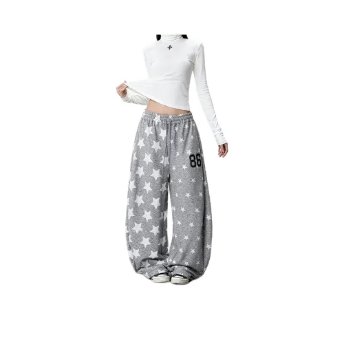 M MAICCO Серые Женские Повседневные Брюки