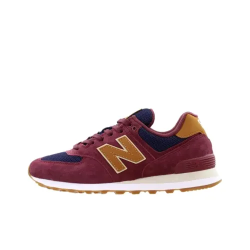 New Balance NB 574 Беговые кроссовки Мужские Красные Синие