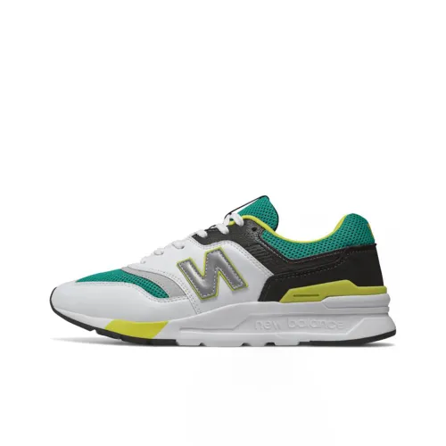 New Balance NB 997 Легкий Низкий Топ Беговые Кроссовки Мужские Белые Зеленые