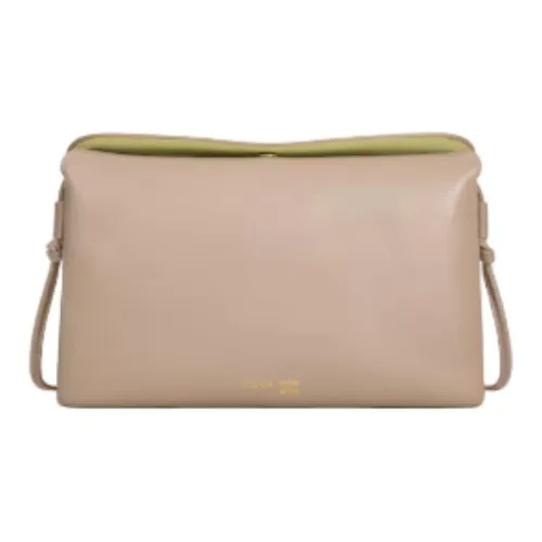 CELINE Trio Овчина Сумка через плечо Мини Женская Оранжевая