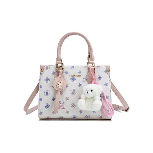 BUHOWE Полиуретан ПУ (полиуретан) Одно плечо Сумка Обычный Женский Бежевый Розовый