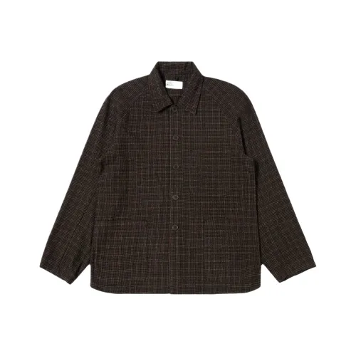 Universal Works Коричневый Кедровый Check Station Куртка Мужская