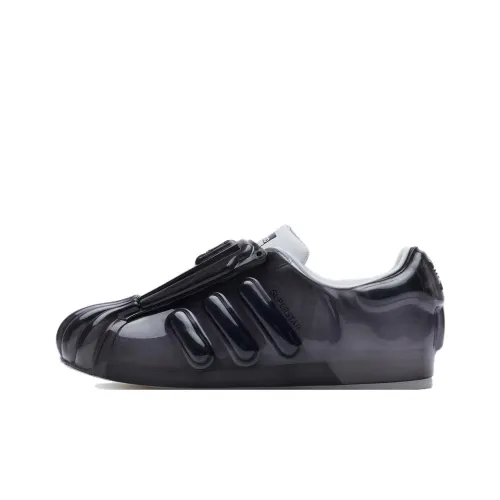 Adidas Originals Superstar Bubble Shell Head Устойчивые к истиранию Низкие Скейтбординг Кроссовки Мужские Черные