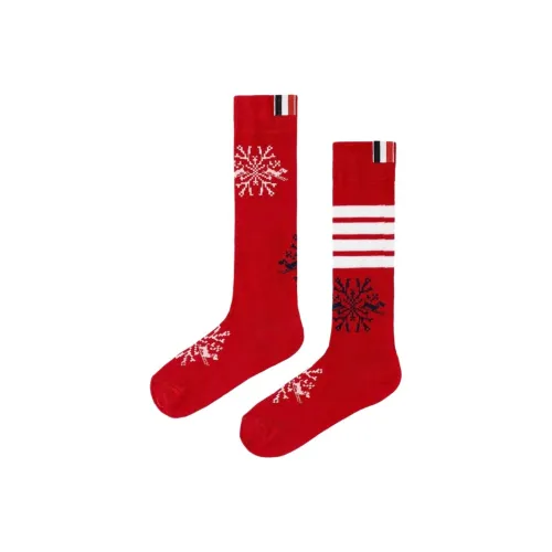 THOM BROWNE 1 Pack Red Kids Socks