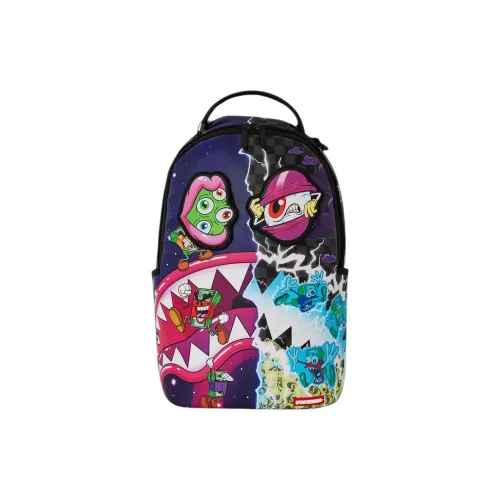 SPRAYGROUND Рюкзак из искусственной кожи унисекс синий фиолетовый и черный