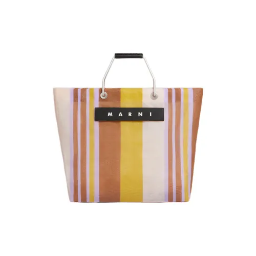 MARNI MARKET Нейлоновая сумка-тоут сумка для покупок женская многоцветная