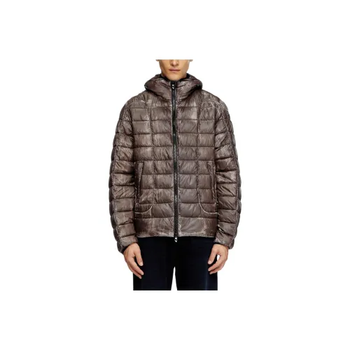 DIESEL Коричневый Мужской Пуховик