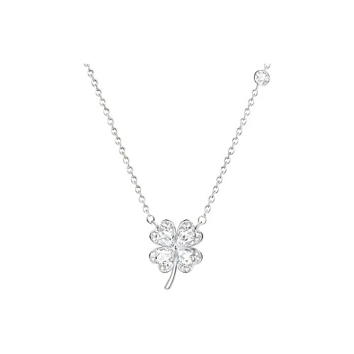 KYY 999 Fine Серебряные Искусственные Камни Ожерелье Женское