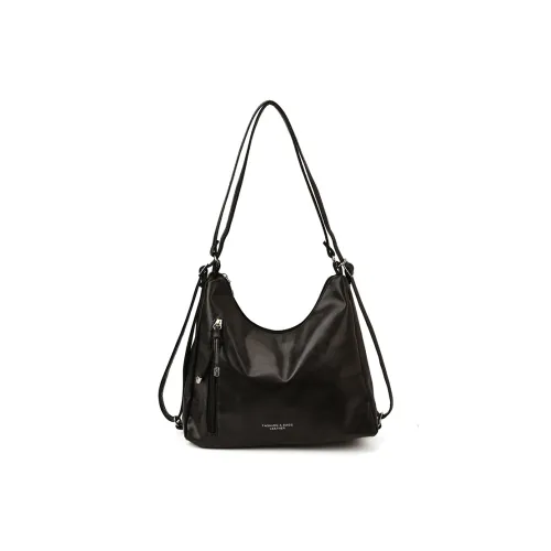 BRABOSTON ПУ (полиуретан) Сумка через плечо Сумка на плечо Стандартная Унисекс Черный Кофейный