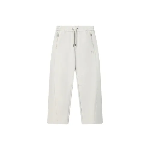 FILA MILANO Collection Вязаные тренировочные брюки Мужские Светло-серый Айвори