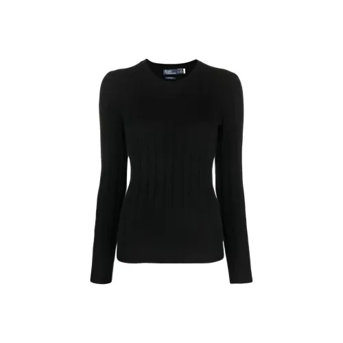 Polo Ralph Lauren FW22 Кашемировый свитер женский черный