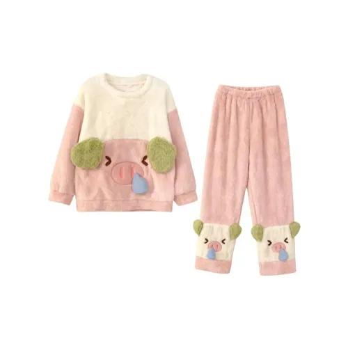 GOYN Pink Women's Pajama Sets GOYN Розовый Женский Комплект Пижам