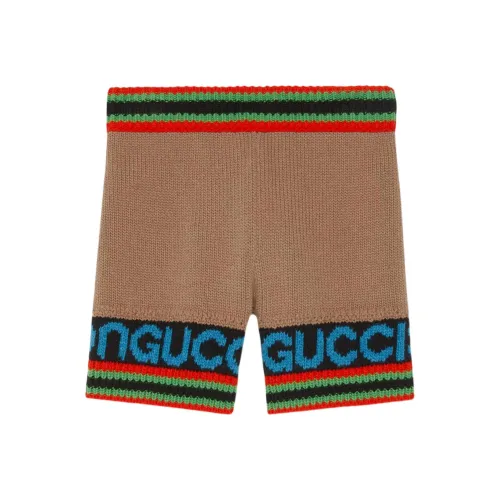 GUCCI Брюки Детская одежда SS23 Мальчики и девочки CAMEL Детский