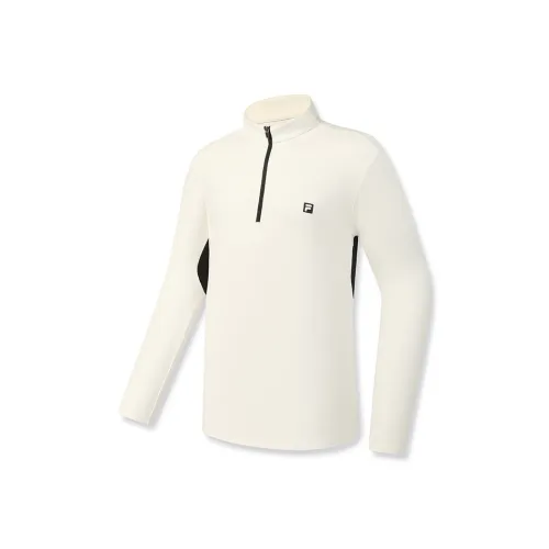 FILA Фитнес Т-Рубашка Мужская Цапельно-Белая