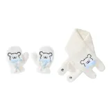 Снеговик Перчатка Shiro + Теплое Сердце Щенок Шарф Shiro