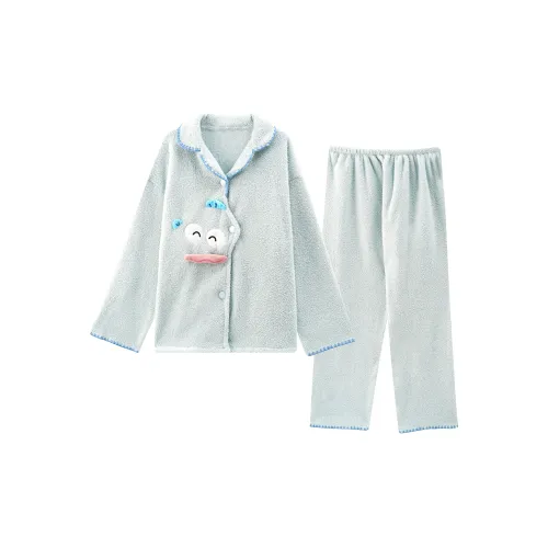 MENGLUAN Розовый Синий Женские Пижамные Комплекты