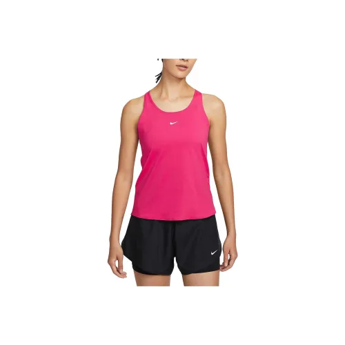 Nike Pro Ярко-розовый Белый Женские Спортивные Майки без Рукавов