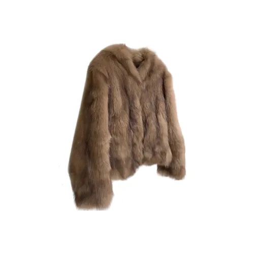 TSKIU Кофе Женские Бархатные Куртки