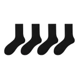 Носки Crew 4, черные.