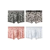 4 пачки [Черный + Темно-серый + Синий + Розовый]