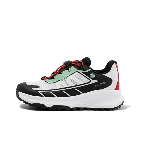 NAUTICA Низкий топ Детские беговые кроссовки Белый Красный Подростки