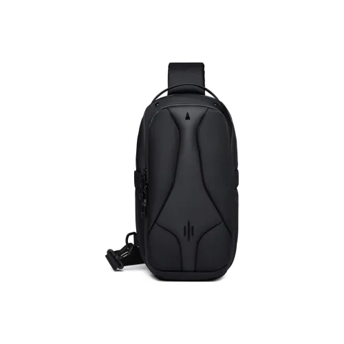 VIHUS X OZUKO Oxford Sling Bag Shoulder Bag Standard Men's Black