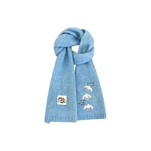 Supremo Cat Смесовая шерсть Вязаные шарфы Унисекс