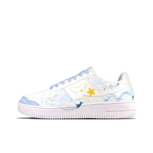 XTEP Air Force One Амортизация Износостойкие Низкие Кроссовки для Скейтбординга Женские