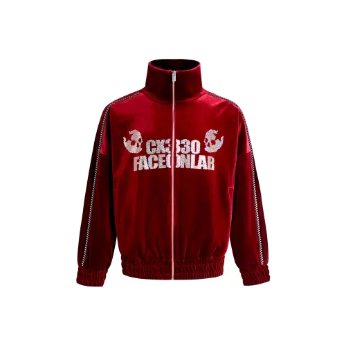 FACEON LAB Бургундский Унисекс Куртки
