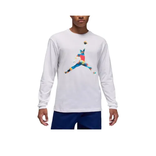 Jordan Flight Белый Мужской T-Рубашки