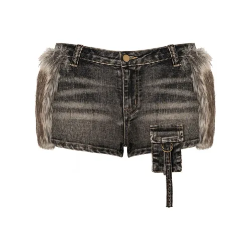 JYOSEI Черные Коричневые Женские Джинсовые Шорты