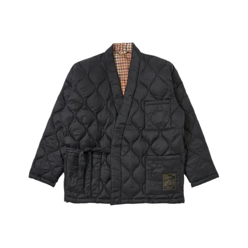 Universal Works Двусторонний Военный стиль Линия Kyoto Work Куртка Куртки Пальто Унисекс