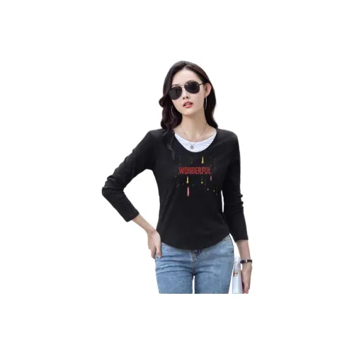 SIXUSICHOU Стандартная T-рубашка Женская