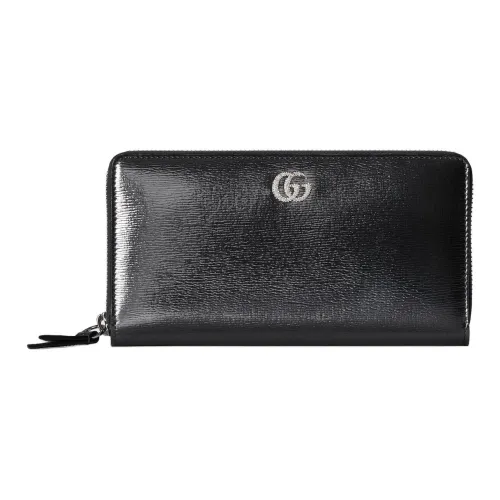 GUCCI GG Marmont Кожа Кошелек Женские Черный