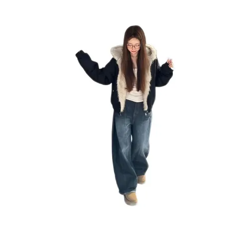 Genius Pooh Женская одежда Пальто Пуховая куртка Унисекс